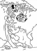 kolorowanki Goofy do wydruku malowanka Disney numer 95